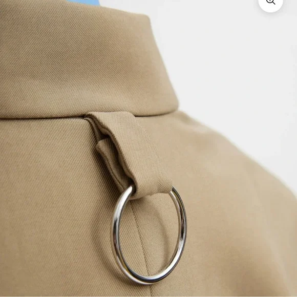 Tibi Fluid Suiting Double Breasted Blazer